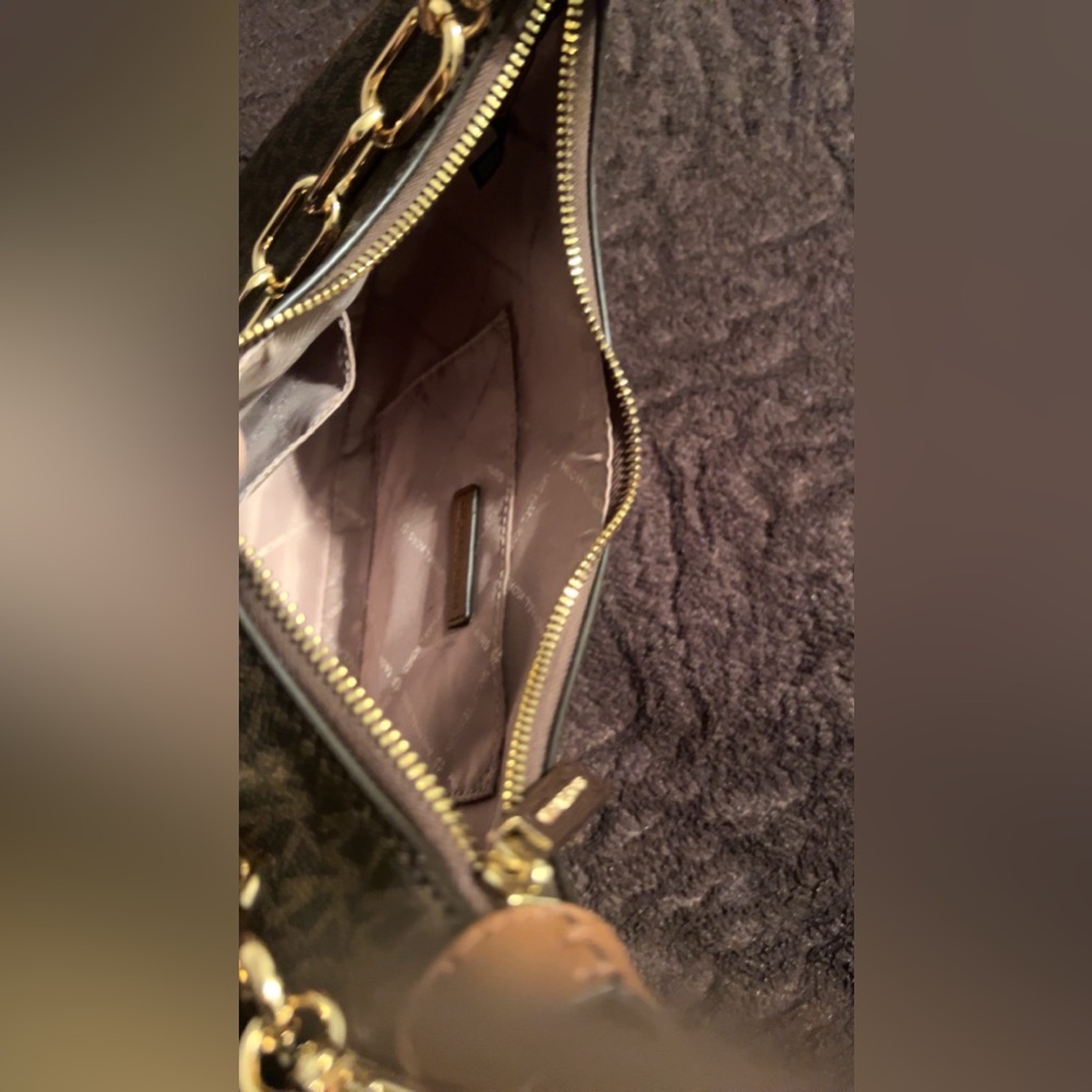 Michael Kors Cora Signature Logo Shoulder Bag and Crossbody - Picture 7 of 12